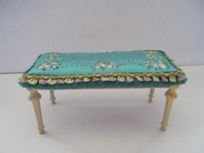 Handmade Painted Bench Silk