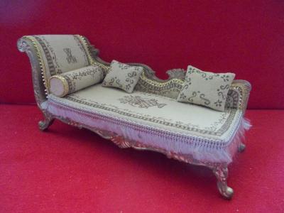 Handpainted Chaise