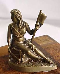 Seated Liberty,bronze