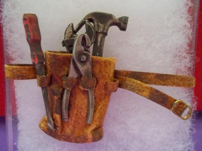 Old tool pouch