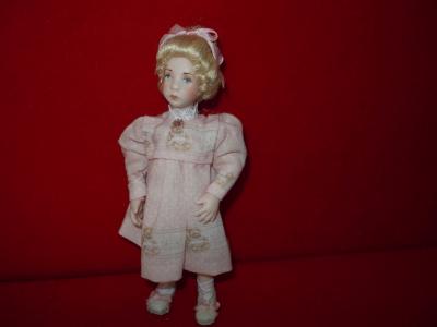 DC Blonde Girl Pink Dress