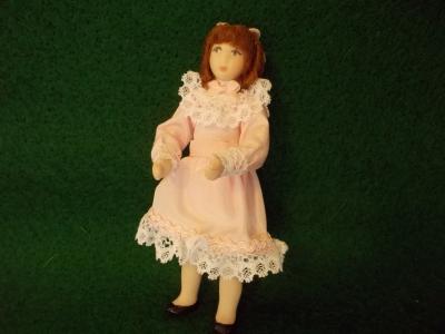 Girl in Pink Dress