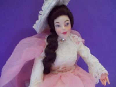 Sitting Doll in Pink By Marsha Backstrom