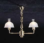 2 Up-arm Bell Shade Chandelier