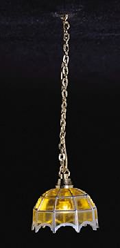 Amber Tiffany Hanging Lamp