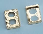 Decorative Brass Outlet Cover