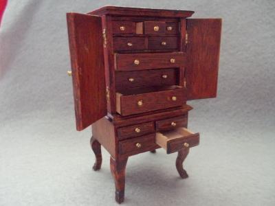 Handmade Cabinet Mahogany 3"x3"x1/14"