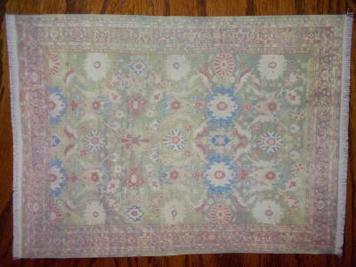 Oriental Style Rug 10" x 7 1/2 "