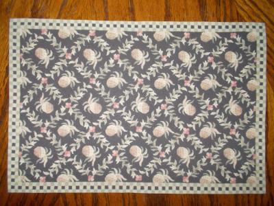 Rug 10" x 6 3/4 "