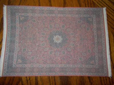 Oriiental Style Rug 9"x6"