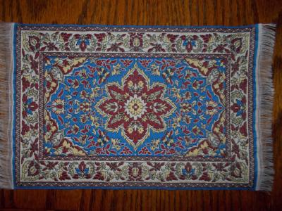Oriental Style Woven Rug 10"x 6"