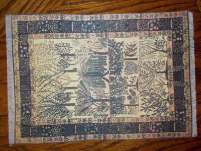 Trees Rug 9"x6"
