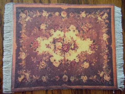 Aubusson style rug 4 1/2"x 3 1/2"