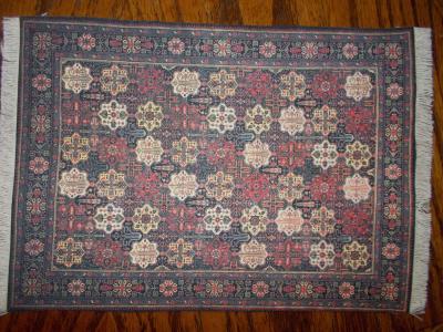 Antique Style Oriental Rug 9"x6"