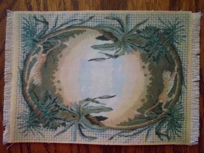 Jungle Print Rug  61/2" x 4 1/2"