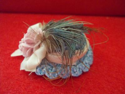 Straw Hat Brown Pink