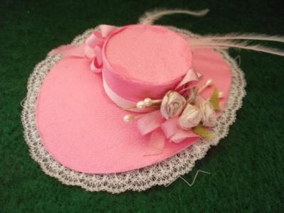 Ladies Silk Hat Pink
