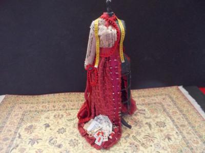 Dress Makers Mannequin Burgandy