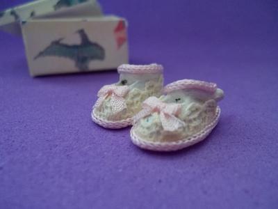 Baby Shoes White w Box