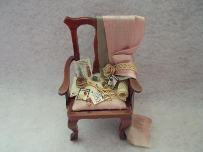 Sewing Chair with Accessories