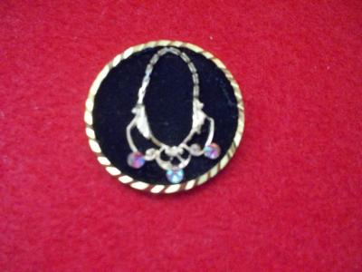 Necklace on display