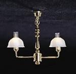 2 Up-arm Bell Shade Chandelier