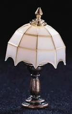 White Tiffany Table Lamp