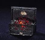 Fire Grate Insert W/ Coals
