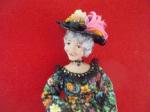 Woman in Flowered Dress