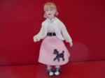 High School Girl Poodle Skirt