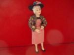 Doll Pink Dress Black Hat