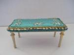 Handmade Painted Bench Silk