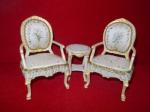 3 Piece Tete-a-Tete Set Handpainted