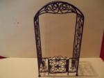 Black Arched Gated Trellis 