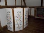Handmade English Embroidered Screen