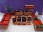 1970 Lundby Tomy Living Room Set Pristine