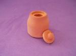 Handmade Terra Cotta Pot w/Lid 