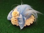 Straw Hat Biege Blue