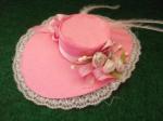 Ladies Silk Hat Pink