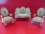 Handpainted 3 piece Victorian Liing Room