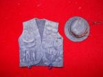 Fishing /Shooting Set Hat/vest/dark Blue