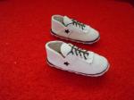 White and Black Tennis shoes