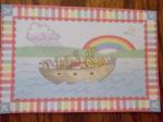 Noahs Ark Rug 5 1/2 " x 3 3/4"
