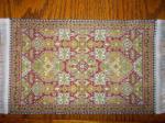 Oriental Style Woven Rug 10"x 6"