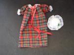 Flannel Nightgown and Sleep Hat
