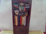 Filled Sewing Cabinet