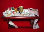 Victorian sewing table