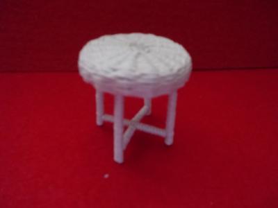 Wicker End Table