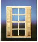Standard 8-light Window W/ Shutters